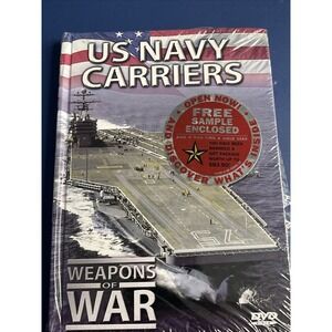 US Navy Carriers: Weapons Of War Documentary (DVD & Booklet, 2006) New, Sealed